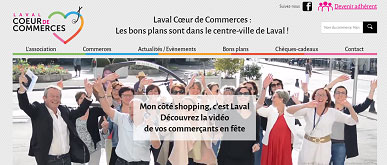Un nouveau site internet pour les commerces du centre-ville de Laval